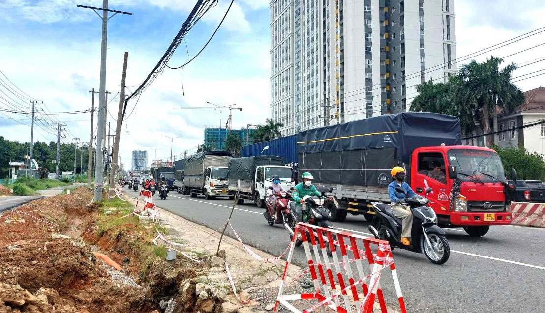 hiện trạng hạ tầng QL13