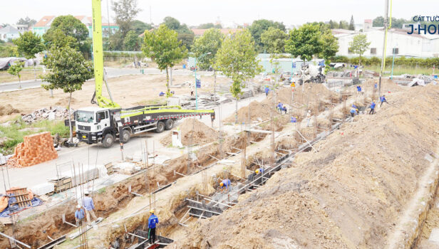 Công trường nhộn nhịp, Cát Tường J-Home hút khách nhờ tiến độ nhanh chóng