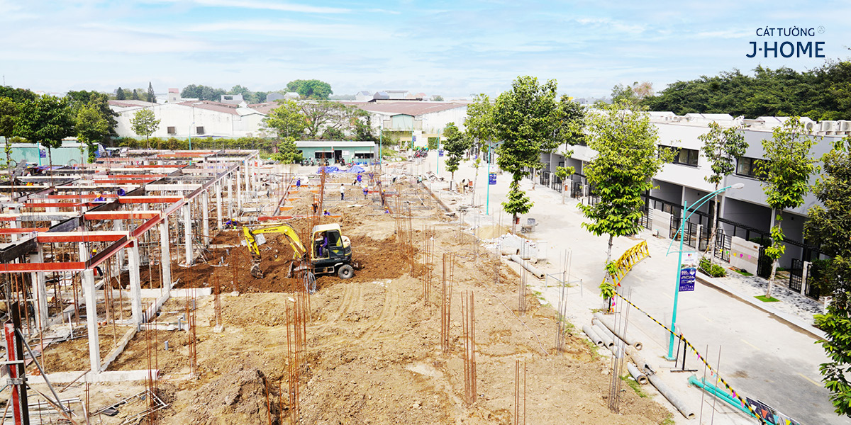 tiến độ xây dựng Cát Tường J-Home
