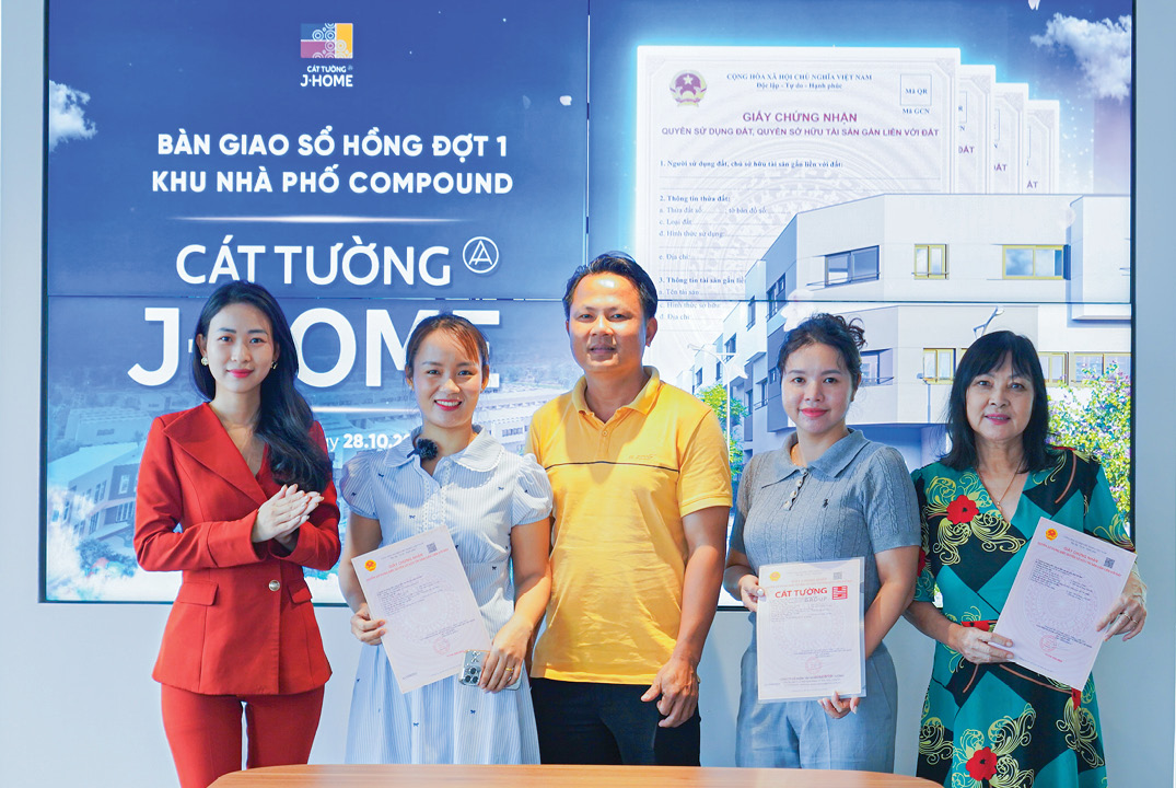 Nhận sổ hồng dự án Cát Tường J-Home
